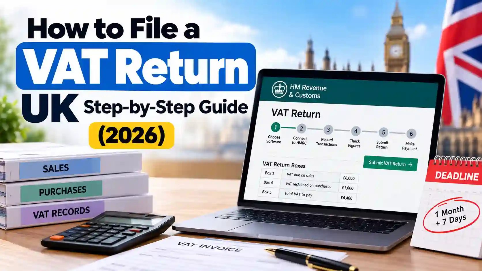 How to file a VAT return UK step-by-step guide for 2026
